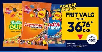 BorderShop Malaco poser tilbud