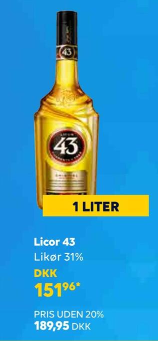 BorderShop Licor 43 tilbud