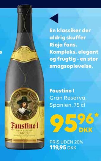 BorderShop Faustino i tilbud