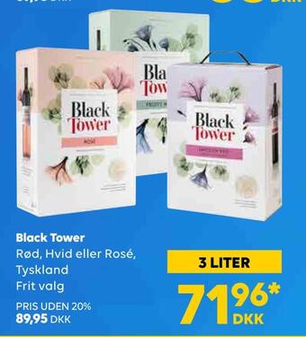 BorderShop Black tower tilbud