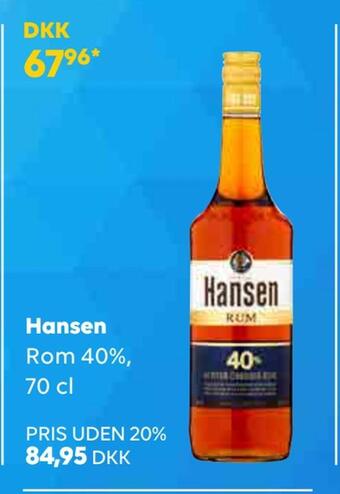 BorderShop Hansen tilbud