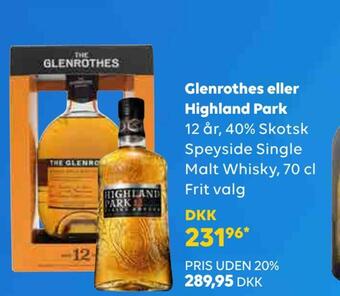 BorderShop Glenrothes eller highland park tilbud