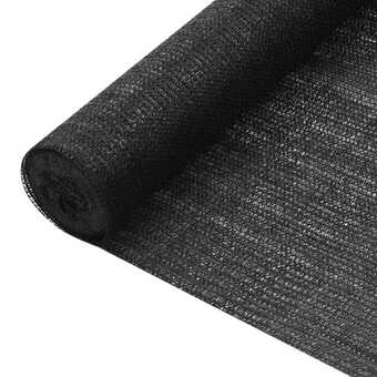 Afskærmning 2x10 m hdpe 75 g/m² sort