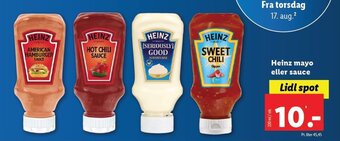 Lidl Heinz mayo eller sauce tilbud