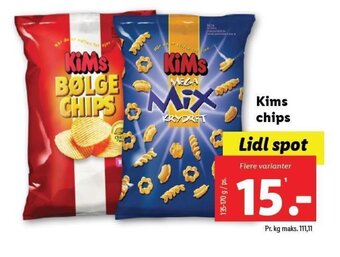Lidl Kims chips tilbud