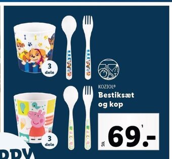 Lidl KOZIOL® Bestiksæt og kop tilbud