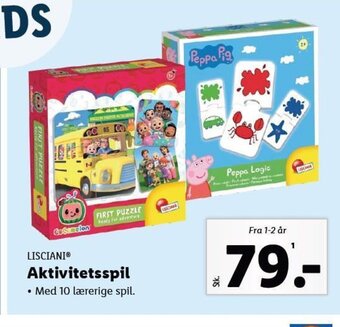 Lidl LISCIANI Aktivitetsspil tilbud