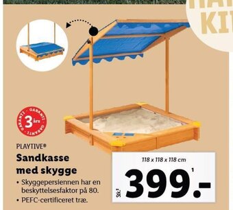 Lidl PLAYTIVEⓇ Sandkasse med skygge tilbud