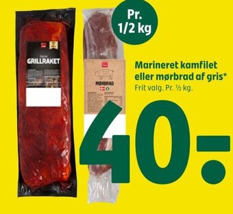 Coop 365 Marineret kamfilet eller mørbrad af gris tilbud