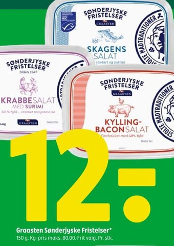 Coop 365 Graasten Sønderjyske Fristelser* 150 g. tilbud