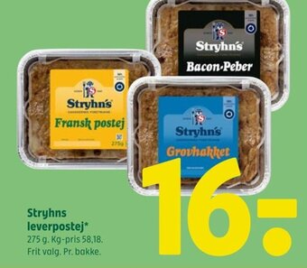Coop 365 Stryhns leverpostej* tilbud