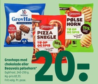 Coop 365 Grovhaps med chokolade eller Beauvais pølsehorn tilbud