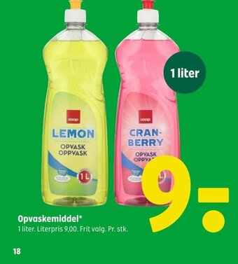 Coop 365 Opvaskemiddel* tilbud