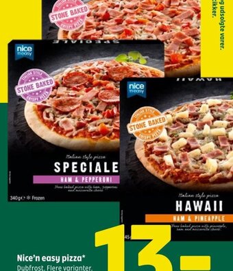 Coop 365 Nice'n easy pizza* tilbud
