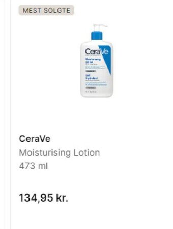 Matas CeraVe Moisturising Lotion tilbud