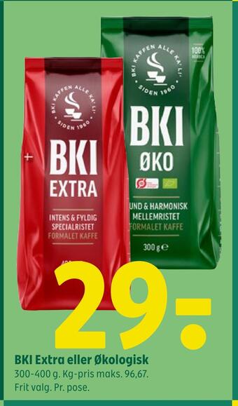 Bki extra eller økologisk