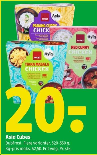 Coop 365 Asia cubes tilbud