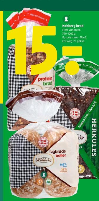 Coop 365 Kohberg brød tilbud