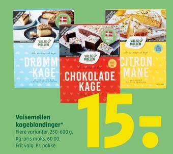Coop 365 Valsemøllen kageblandinger tilbud