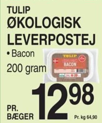 ABC Lavpris TULIP ØKOLOGISK LEVERPOSTEJ tilbud