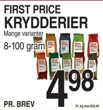 ABC Lavpris FIRST PRICE KRYDDERIER tilbud
