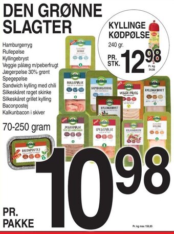 ABC Lavpris DEN GRØNNE SLAGTER tilbud