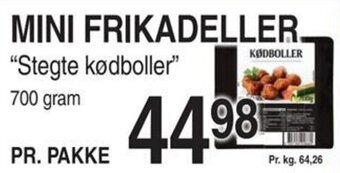ABC Lavpris MINI FRIKADELLER. tilbud