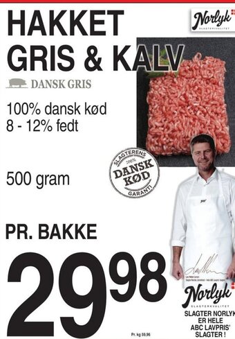 ABC Lavpris HAKKET GRIS & KALV tilbud
