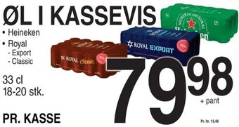 ABC Lavpris ØL I KASSEVIS tilbud