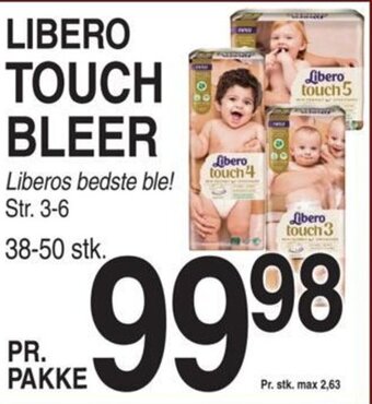 ABC Lavpris LIBERO TOUCH BLEER tilbud