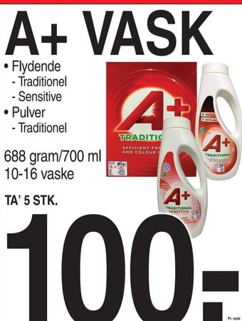 ABC Lavpris A+ VASK tilbud