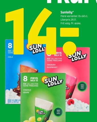 Coop 365 Sun lolly is frys selv tilbud