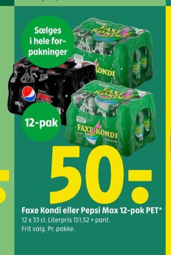 Coop 365 Pepsi max cola tilbud