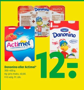 Actimel drikkeyoghurt jordbær
