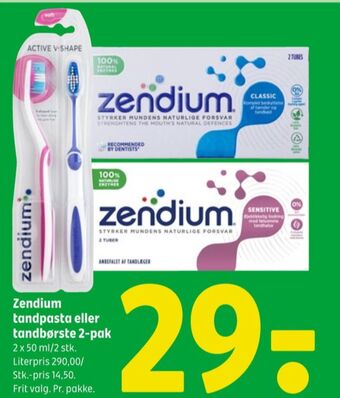 Coop 365 Zendium tandpasta tilbud