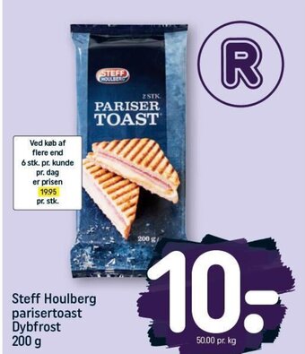 REMA 1000 Steff Houlberg parisertoast Dybfrost 200 g tilbud