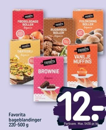REMA 1000 Favorita bageblandinger 220-500 g tilbud