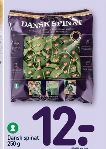 REMA 1000 Dansk spinat 250 g tilbud