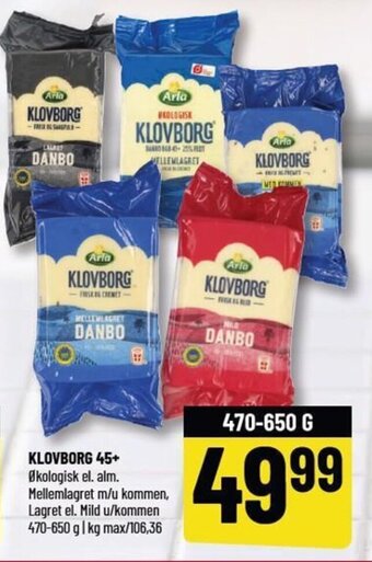 KLOVBORG 45+