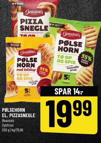 Løvbjerg PØLSEHORN EL. PIZZASNEGLE tilbud