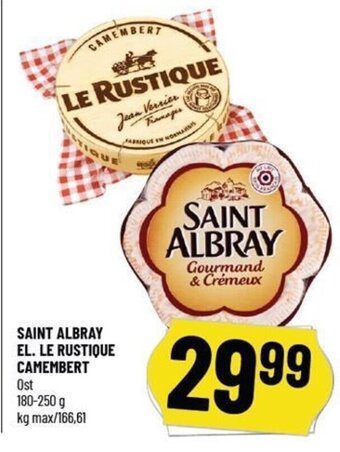 Løvbjerg SAINT ALBRAY EL. LE RUSTIQUE CAMEMBERT tilbud