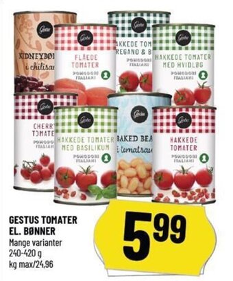 Løvbjerg GESTUS TOMATER EL. BØNNER tilbud
