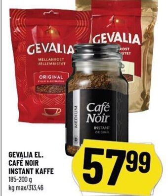 Løvbjerg GEVALIA EL. CAFÉ NOIR INSTANT KAFFE tilbud