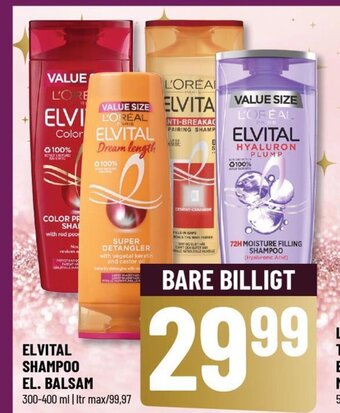 Løvbjerg ELVITAL SHAMPOO EL. BALSAM tilbud