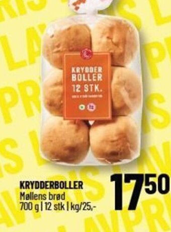 Løvbjerg KRYDDERBOLLER Møllens brød tilbud