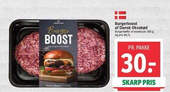 SPAR Burgerboost af Dansk Oksekød tilbud