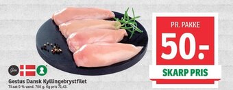 SPAR Gestus Dansk Kyllingebrystfilet tilbud