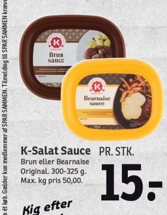 SPAR K-Salat Sauce tilbud