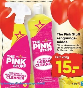 Bilka The pink stuff rengøringsmiddel tilbud