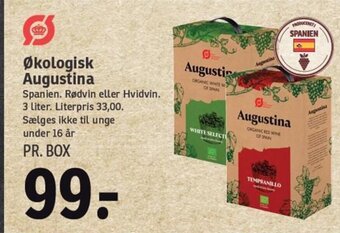 SPAR Økologisk Augustina tilbud